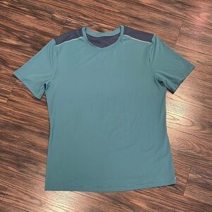 Men's Teal and Gray Shirt by Lululemon